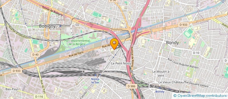 localisation de l'entreprise TYPHAINE NETTOYAGE à NOISY-LE-SEC