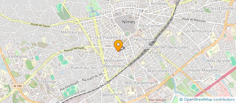 localisation de l'entreprise TYPHELIO DISTRIBUTION à NIMES