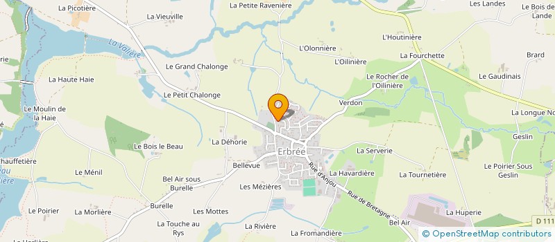 localisation de l'entreprise TYPHENE ERRARD CONSULTING  ERBREE