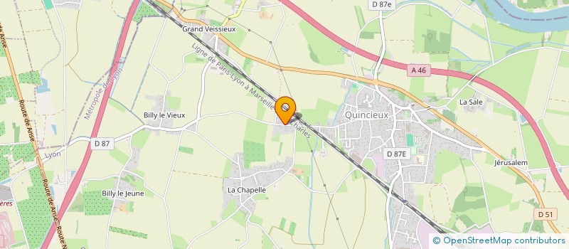 localisation de l'entreprise TYPHON-GUESS  QUINCIEUX