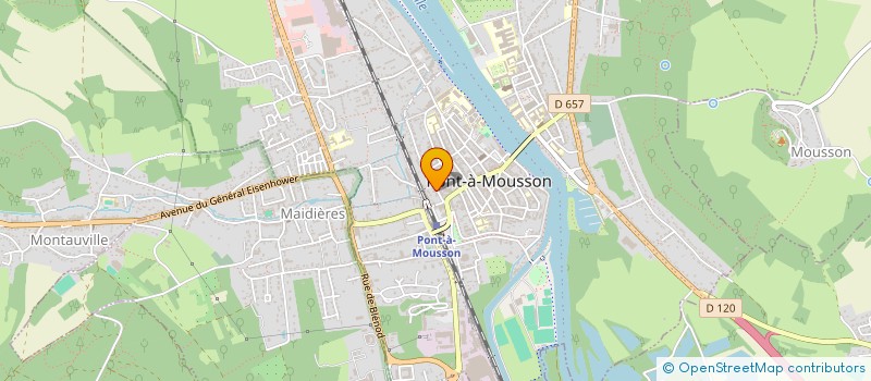 localisation de l'entreprise TYPIK'ATYPIK54 à PONT-A-MOUSSON