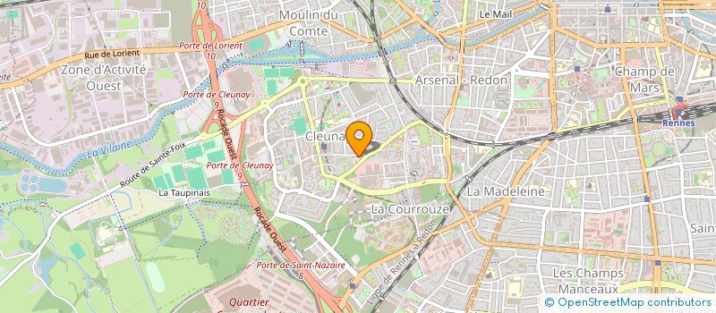 localisation de l'entreprise TYPING POOL  RENNES