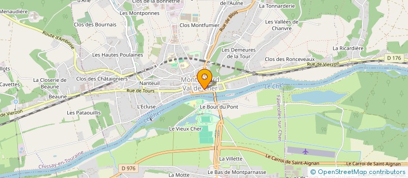 localisation de l'entreprise TYPISTYLE  MONTRICHARD-VAL-DE-CHER