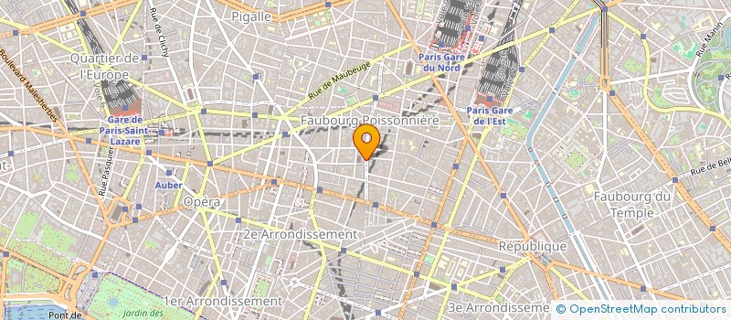 localisation de l'entreprise TYPO MODE  PARIS