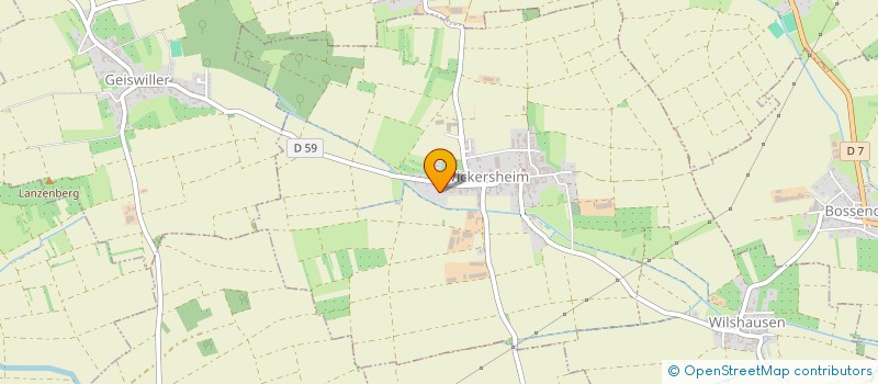 localisation de l'entreprise TYPO3  WICKERSHEIM-WILSHAUSEN