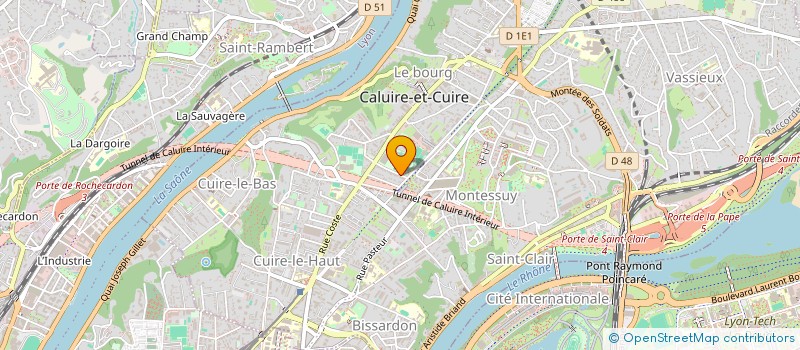 localisation de l'entreprise TYPOCITY  CALUIRE-ET-CUIRE