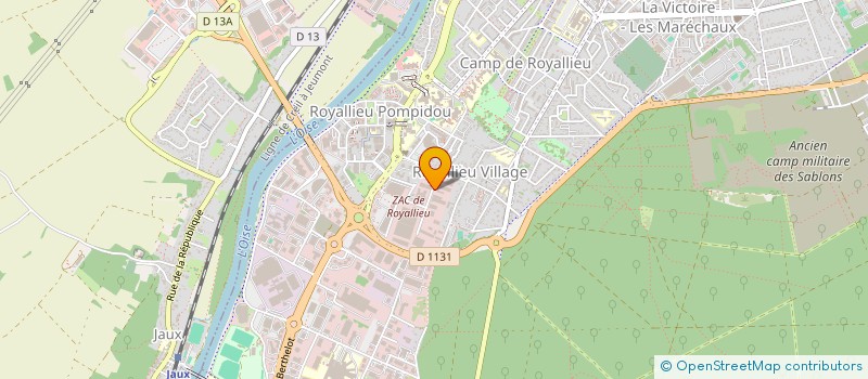 localisation de l'entreprise TYPOFSET 62  COMPIEGNE