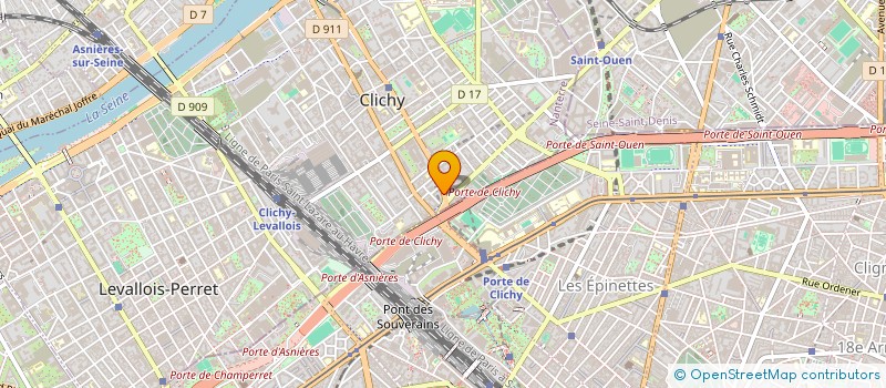 localisation de l'entreprise TYPOGABOR à CLICHY
