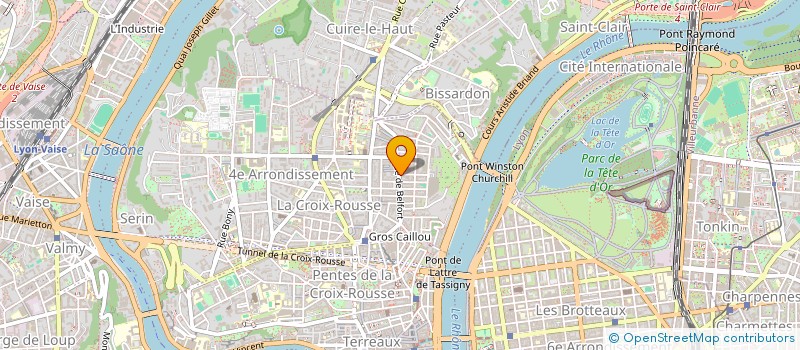 localisation de l'entreprise TYPOGONE EDITIONS  LYON 4EME