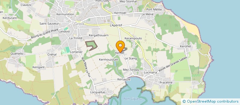 localisation de l'entreprise TYPY GRAPHISME  GROIX