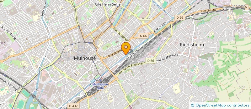 localisation de l'entreprise TYR EUROPE à MULHOUSE