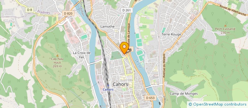 localisation de l'entreprise TYR'X MOTO à CAHORS