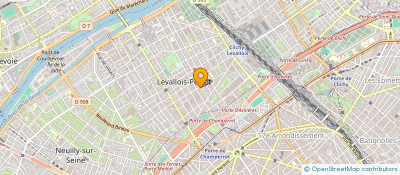 localisation de l'entreprise TYRAMA à LEVALLOIS-PERRET