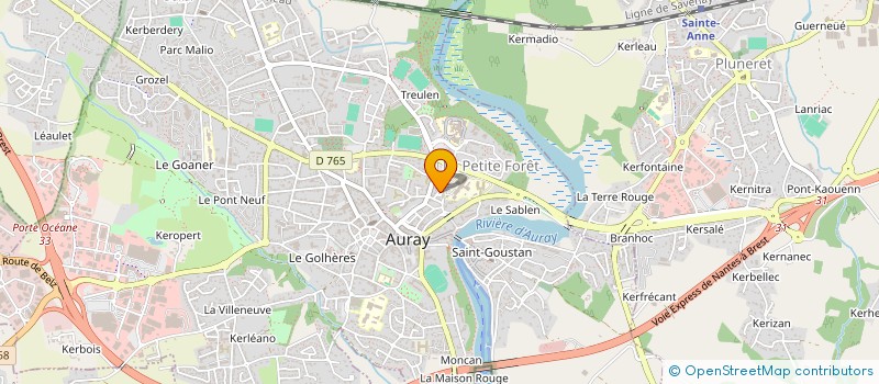 localisation de l'entreprise TYREMIA CONSEILS à AURAY