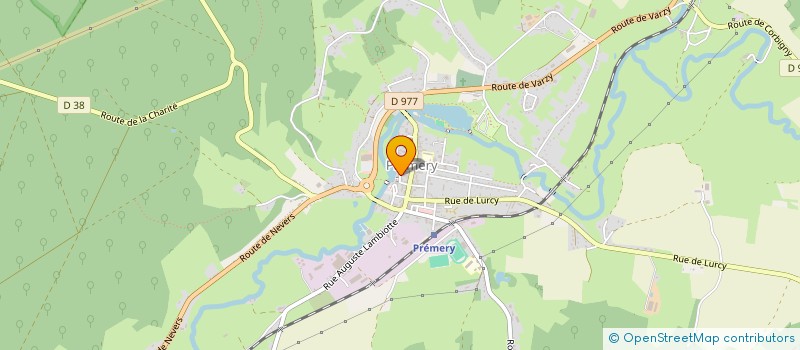 localisation de l'entreprise TYRNANOG  PREMERY