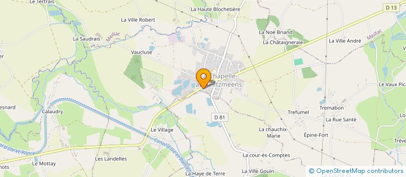 localisation de l'entreprise TYRO  LA CHAPELLE-AUX-FILTZMEENS