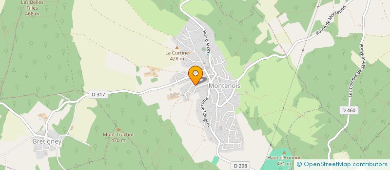 localisation de l'entreprise TYRODE.F  MONTENOIS