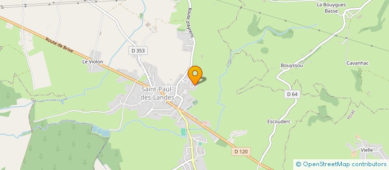 localisation de l'entreprise TYROM à SAINT-PAUL-DES-LANDES