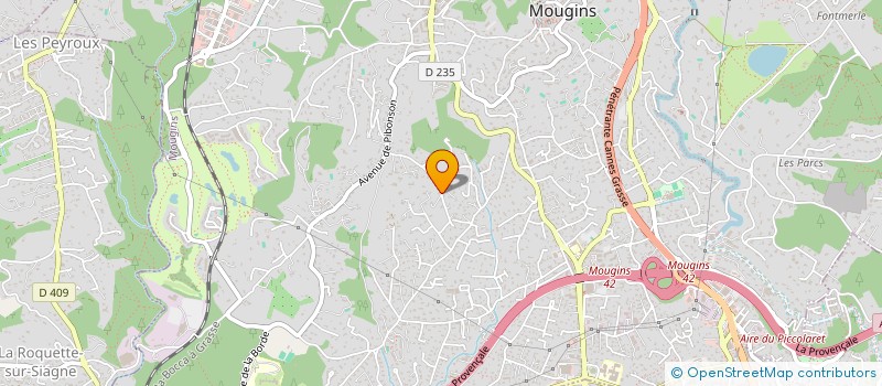 localisation de l'entreprise TYRONE à MOUGINS