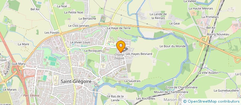 localisation de l'entreprise TYROZCO  SAINT-GREGOIRE