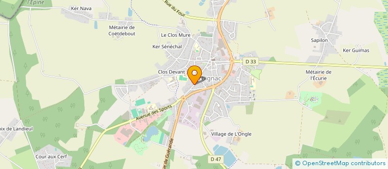 localisation de l'entreprise TYRRELLINC à HERBIGNAC