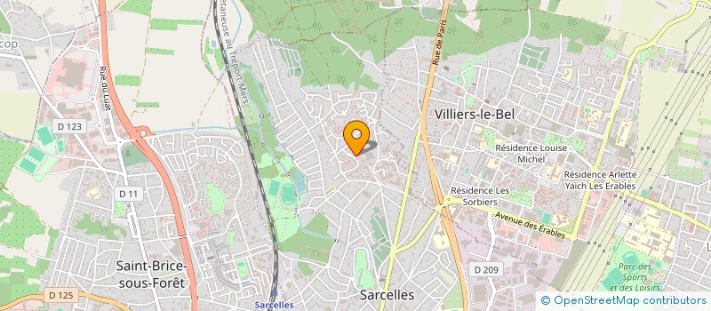 localisation de l'entreprise TYS AND CO  SARCELLES