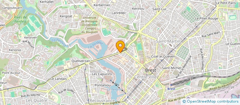 localisation de l'entreprise TYSAFE à BREST