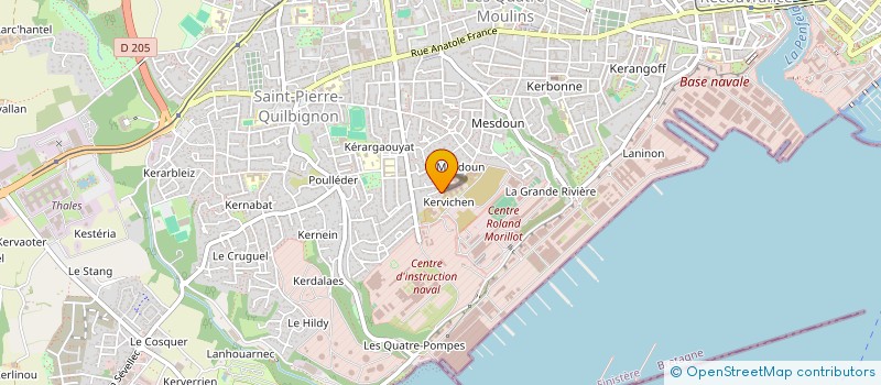 localisation de l'entreprise TYSAM  BREST