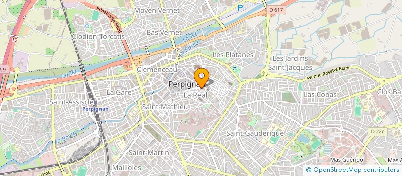 localisation de l'entreprise TYSSEM  PERPIGNAN