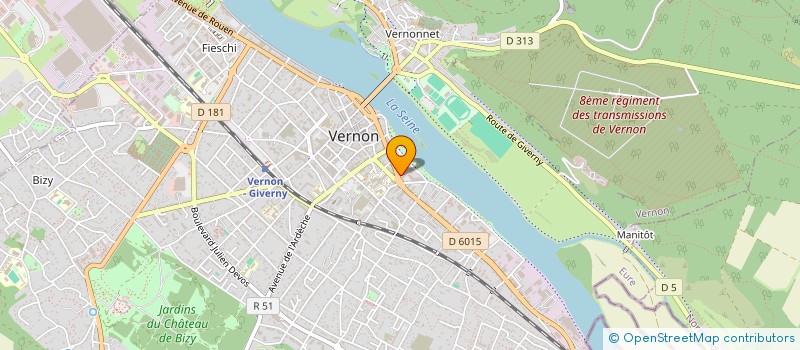 localisation de l'entreprise TYT INVEST  VERNON