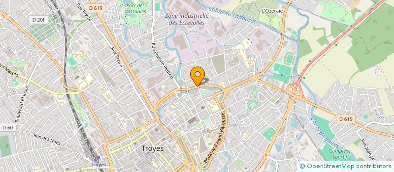 localisation de l'entreprise TYTUS (TS) à TROYES