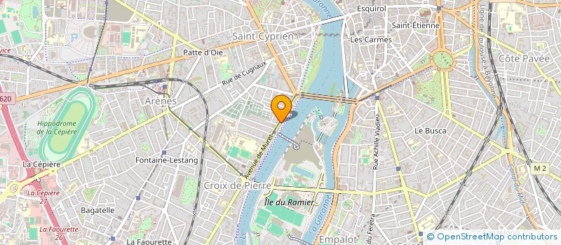 localisation de l'entreprise TYVA ASSO  TOULOUSE