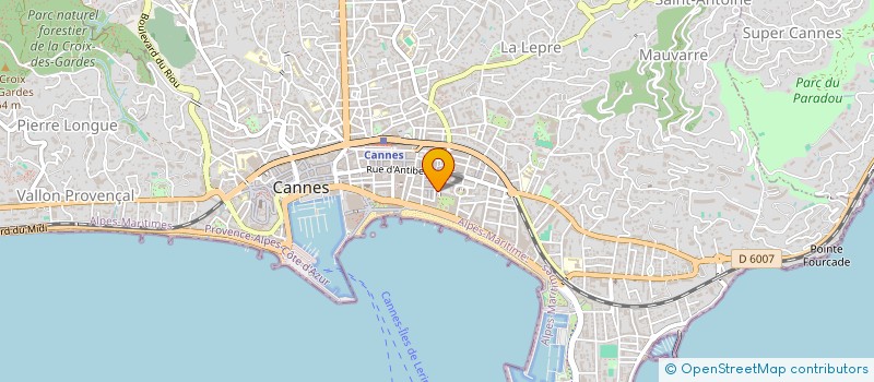 localisation de l'entreprise TYVIST à CANNES