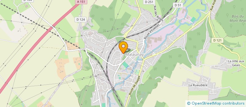 localisation de l'entreprise TYWYN  MALAUNAY