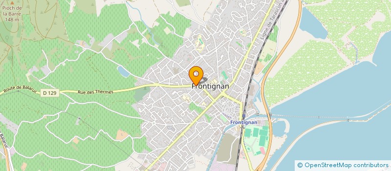 localisation de l'entreprise TYZEN à FRONTIGNAN