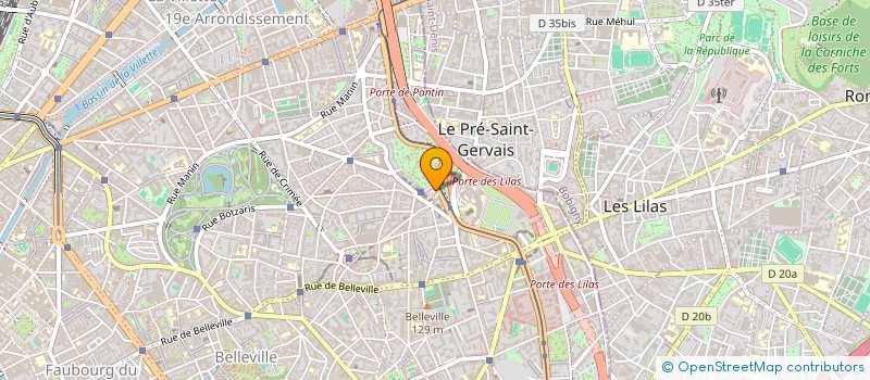 localisation de l'entreprise TZ 3D - HYGIENE ET SERVICES à PARIS