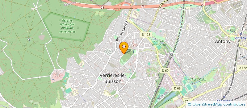 localisation de l'entreprise TZ INVEST à VERRIERES-LE-BUISSON