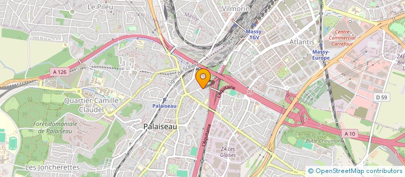 localisation de l'entreprise TZ STUDIO à PALAISEAU