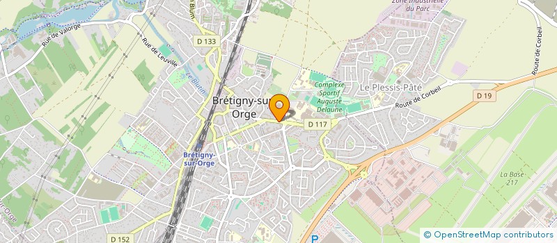 localisation de l'entreprise TZ TRANSPORT à BRETIGNY-SUR-ORGE
