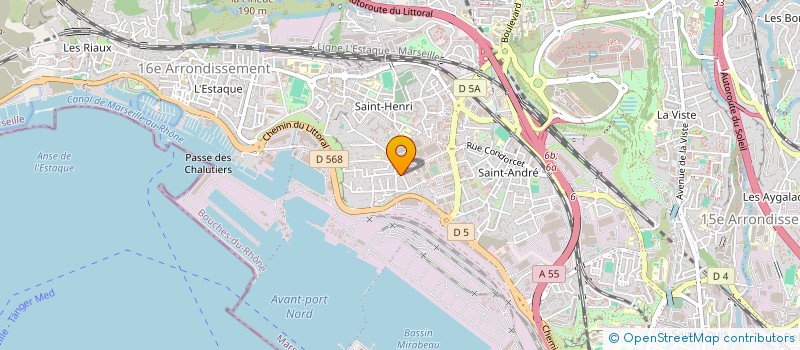 localisation de l'entreprise TZ TRANSPORTS DEMENAGEMENTS  MARSEILLE