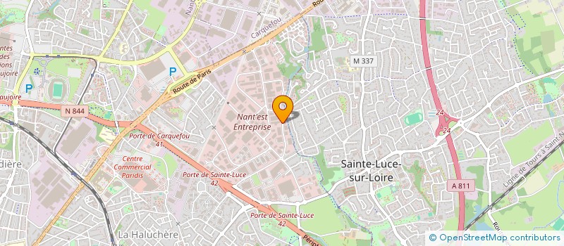 localisation de l'entreprise TZB IMMO  NANTES