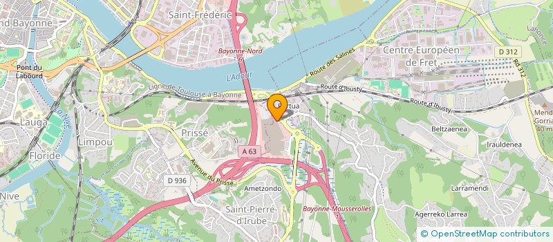 localisation de l'entreprise TZEN 2 à SAINT-PIERRE-D'IRUBE