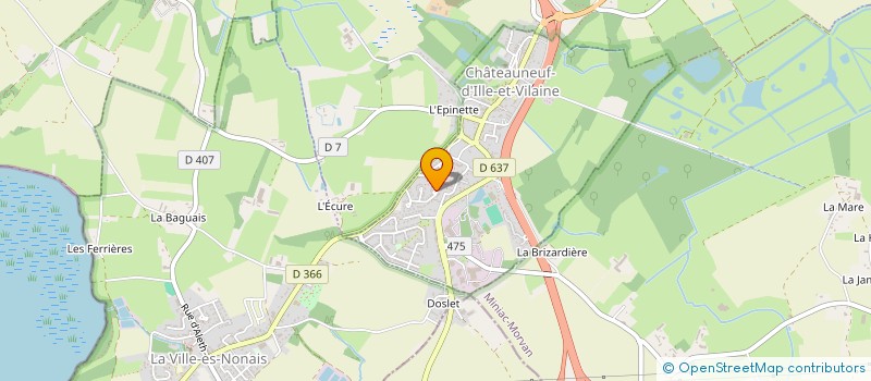 localisation de l'entreprise TZF ANODEAU  SAINT-JOUAN-DES-GUERETS