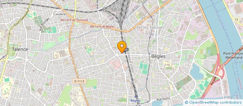 localisation de l'entreprise TZK à BEGLES