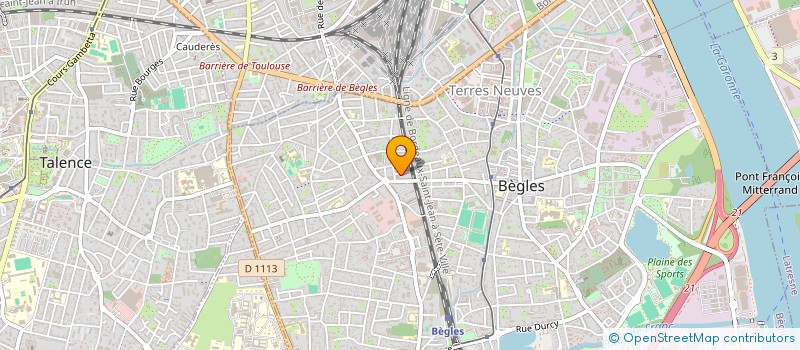 localisation de l'entreprise TZK IMMO à BEGLES