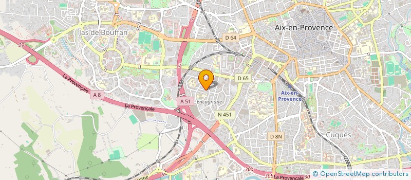 localisation de l'entreprise U.2.C à AIX EN PROVENCE