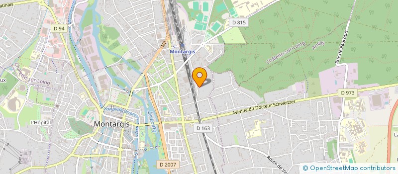 localisation de l'entreprise U A I C F à MONTARGIS