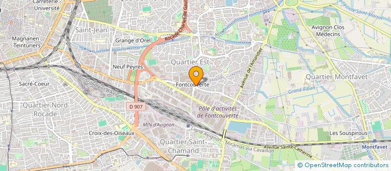 localisation de l'entreprise U A V  UNION AMBUL VAUCLUSIEN  AVIGNON