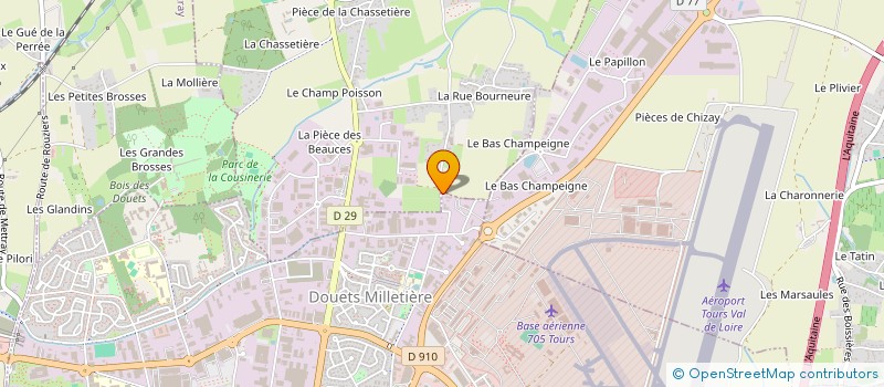 localisation de l'entreprise U AND CO  TOURS