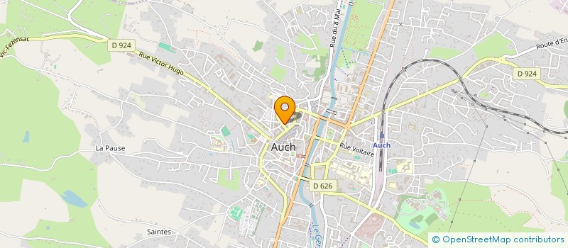 localisation de l'entreprise U B à AUCH